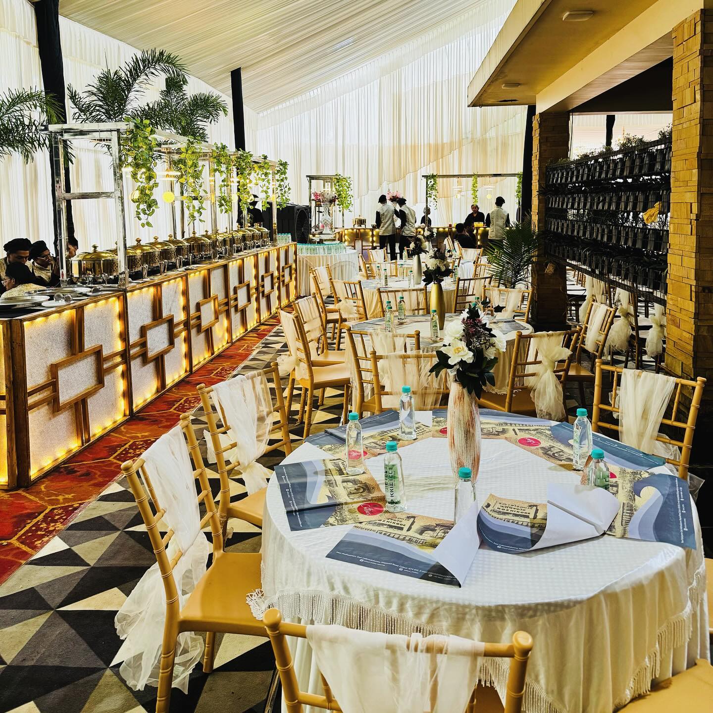 Family function dining setup