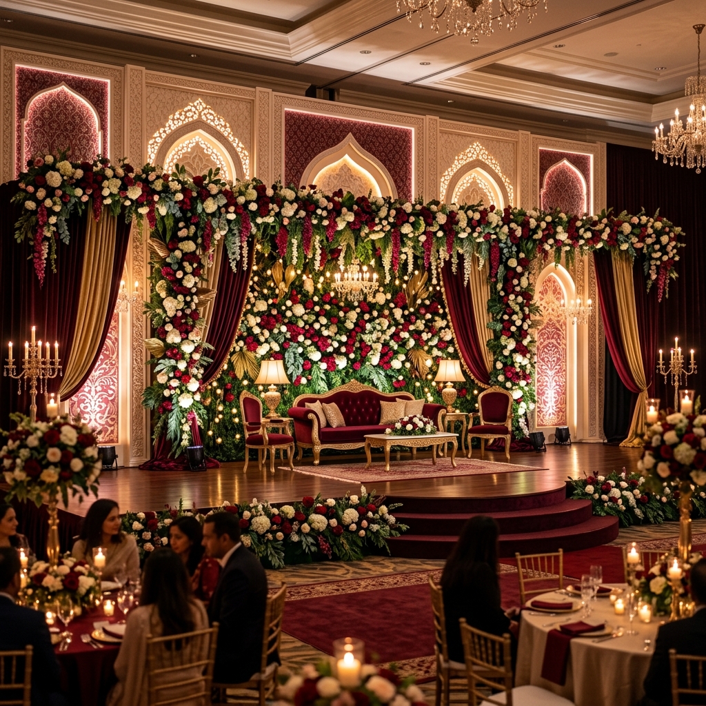 Wedding stage decoration setup Apollo
