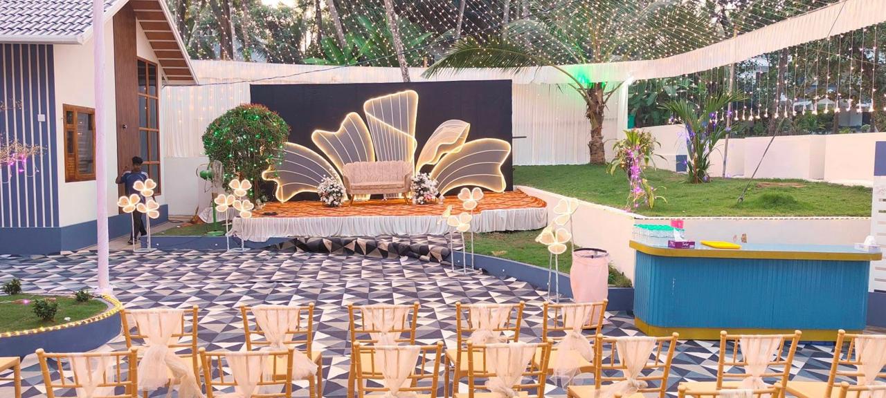 Wedding stage decoration