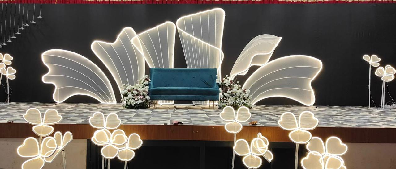 Wedding stage lighting Kerala